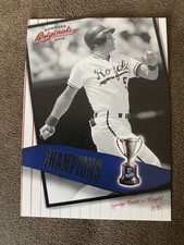 2002 Donruss Originals Champions #C-2 George Brett 153/800 Kansas City Royals