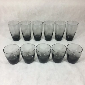 Libbey Classic Smoke Cooler Tumbler Glasses & Rocks Old Fashioned Lot of 11 - Picture 1 of 22