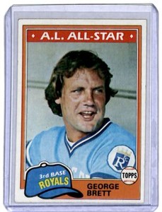 1981 Topps. George Brett Kansas City Royals #700