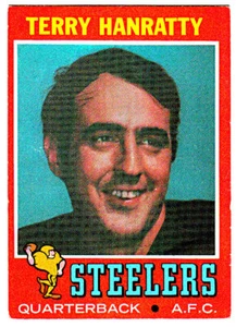 Tarjeta de fútbol americano 1971 Topps #30 Terry Hanratty (RC) novato Pittsburgh Steelers - Imagen 1 de 1