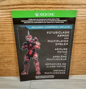 Halo 5 clase Fotus armadura y emblema multijugador código DLC - Imagen 1 de 2