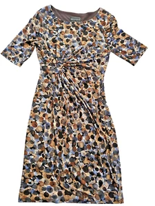 Connected Apparel Womens Multicolored Midi Fitted Sheath Dress Size 8 - Picture 1 of 15