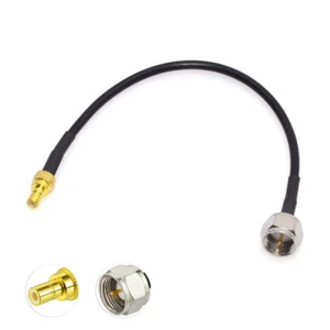DAB aerial connector F-Type Male to SMB for Acoustic Solutions DAB-ICS100 - Picture 1 of 5