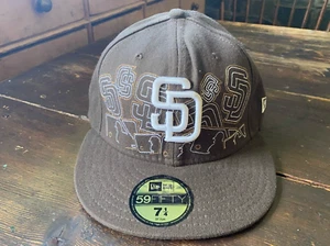 San Diego Padres New Era MLB Authentic 59Fifty Sz 7 1/4 - Picture 1 of 7