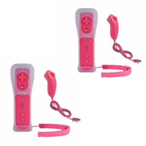 Built in Motion Plus Remote Controller & Nunchuck for Nintendo Wii Wii U US - Picture 1 of 116