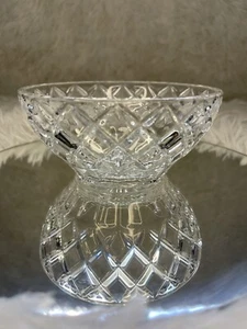 LENOX CRYSTAL 5" DIAMOND FACET BOWL Or  Crystal Bowl - Picture 1 of 16