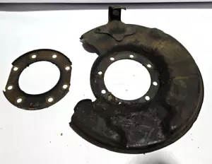 79-84 TOYOTA PICKUP HILUX 4RUNNER SOLID AXLE LEFT FRONT DRIVER BRAKE DUST SHIELD - Picture 1 of 4