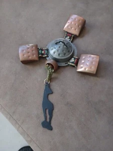 Vintage Alberto SA Mobaco Switzerland Cowbell Chimes Doorbell Deer Excellent - Picture 1 of 14