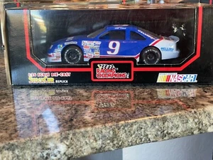 Bill Elliott 1/24 Blue Melling Car NO COORS 1991 Racing Champions Black BOX - Picture 1 of 10