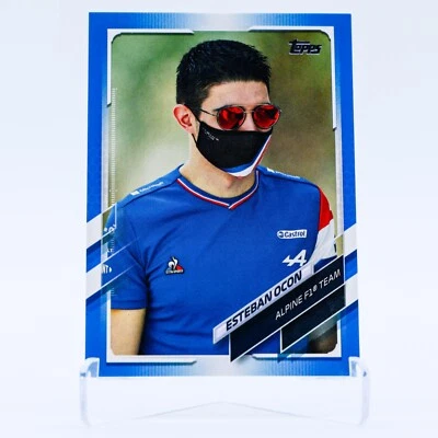2021 Topps Formula 1 Esteban Ocon Blue /99 #31 - Image 1 of 2