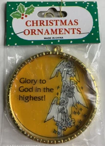 Christmas Ornament Glory Nativity Story Collection Round Multicolor Lightweight - Picture 1 of 2