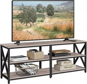 Farmhouse TV Stand With Drawer Open Shelves for 70 Inch TVs Entertainment Center - Picture 1 of 11