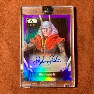 Topps Star Wars Card Masterwork Stephen Stanton As Mas Amedda 2021 Purple Frame