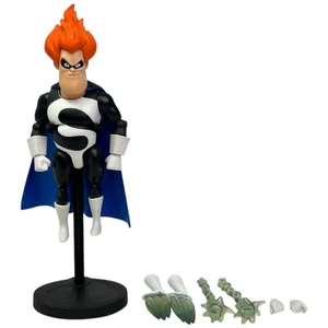 The Incredibles Poseable Syndrome Action Figure Complete Thinkway Toys Used - Picture 1 of 6