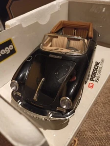 Porche 356B. Cabrío (1961) Nuevo Único. ¡Espectacular! Escala 1/18. Marca Burago - Imagen 1 de 13
