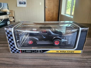 1941 Willys Coupe Black 1:18 Die Cast Model Car 1/18 - Picture 1 of 10