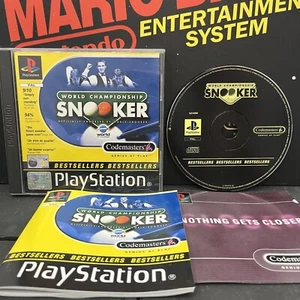 World Championship Snooker Playstation PS1 PAL TESTED FREE TRACKED POSTAGE - Picture 1 of 13