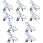 10 Pcs Replacement Dc Charging Cable Charger Multipurpose Wired