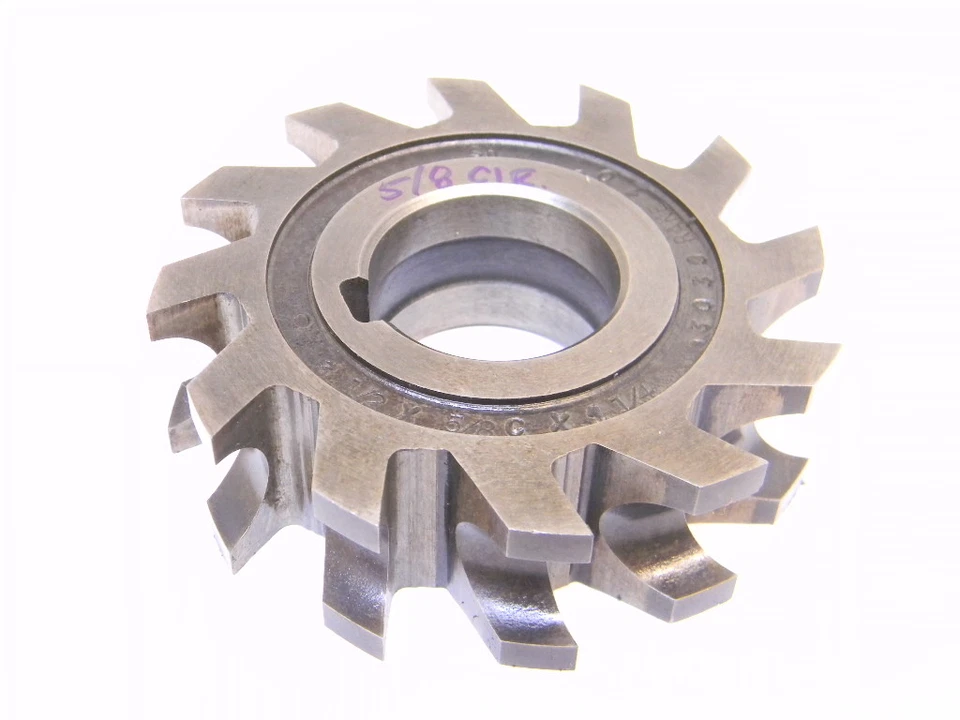 HERRAMIENTA ESTÁNDAR USADA EE. UU. HSS CÍRCULO CORTADOR CÓNCAVO 3.43" x 5/8" x 1.25" diámetro  Foto 1 de 1