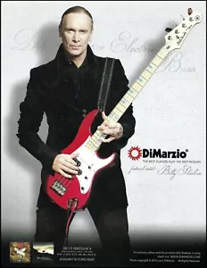 Pickup Billy Sheehan DiMarzio su chitarra Yahama pubblicità 2010 stampa pubblicitaria - Foto 1 di 3