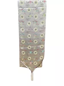Monumental Vintage Chinese Silk Table Runner Bamboo Floral Birds - Picture 1 of 11
