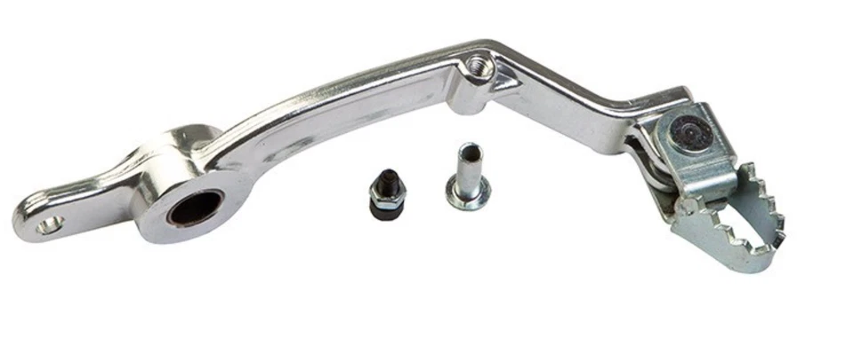 Pedale Leva Freno Posteriore ARGENTO per Moto Gas Gas Anni Produzione 2009-2019 - Immagine 1 di 1