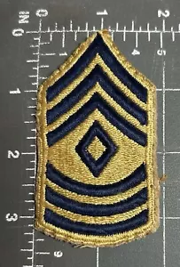 United States Army 1st First Sergeant 1SG E-8 Military Chevron Rank Badge Patch - Picture 1 of 2