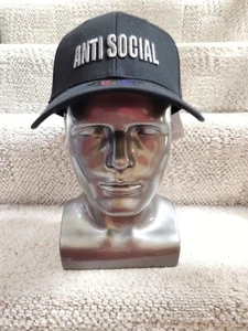 Beautiful Giant Garments Anti Social Men's Baseball Cap SnapBack Adjustable! New - Picture 1 of 9