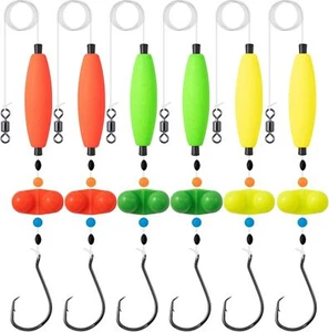 6PCS kaleodam Catfish Rigs Catfish Float Rigs Catfishing Tackle Santee Rig Cir.. - Picture 1 of 8