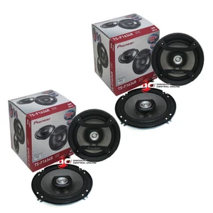 4 X Pioneer TS-F1634R 6.5" 2-way Car Audio Coaxial Speakers 200 watts each - Picture 1 of 6