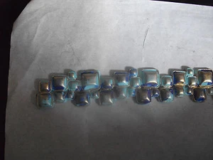 Wachsornament, Wachskunst, Borte bunt, Quadrate bunt, Kerze selbst gestalten - Picture 1 of 2