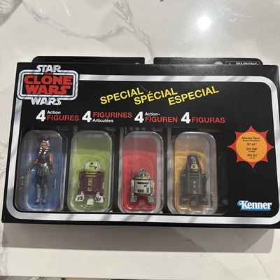 Star Wars Vintage Kenner Collection Escape Order 66 Paquete de 4 Droides Ahsoka Nuevo Foto 1 de 4