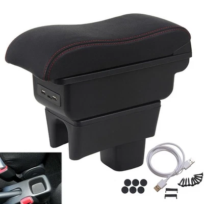 Dual Layer Armrest Box For Suzuki Swift 2005-2023 Center Central Storage Console - image 1 of 4