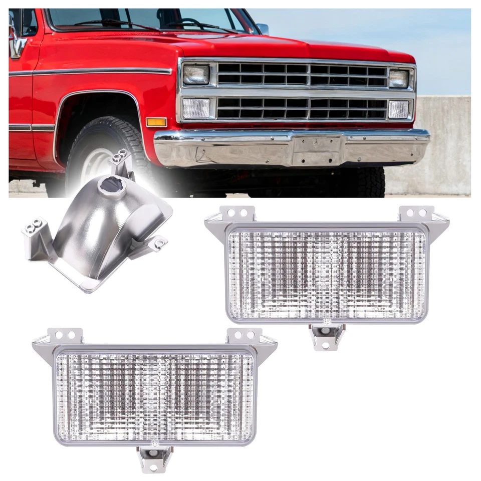 Luces de esquina intermitentes de señal LED para camioneta Chevrolet Suburban C10 C20 GMC Foto 1 de 4