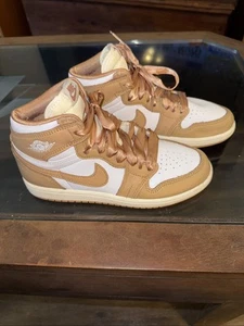 NIKE Air Jordan Toddler Size 3Y Retro 1 High OG Praline/White FN6621-201 - Bild 1 von 8