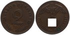 Deutschland - 2 Pfennig Deutsches Reich - 1936-1940 A-J verschiedene Jahre KM# 9