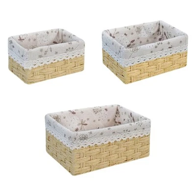 Woven Basket for Home Decor Storage Basket for Appetizer Breakfast Sundries - Image 1 of 2