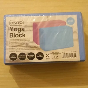 Yoga Block leichter EVA-Schaum hohe Dichte rutschfeste Ziegel Training Fitness Gym - Bild 1 von 1