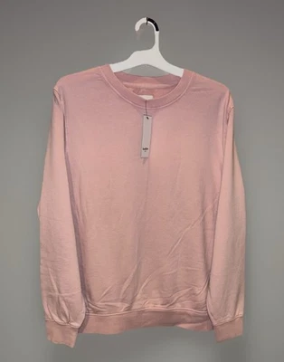 Sudadera Pullover Mujer Terry Francés Cuello Redondo Grande % 100 Algodón Goodfellow Foto 1 de 4