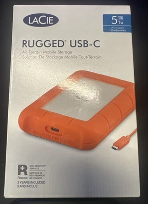 5TB External Hard Drive Lacie - USB C - Image 1 of 4