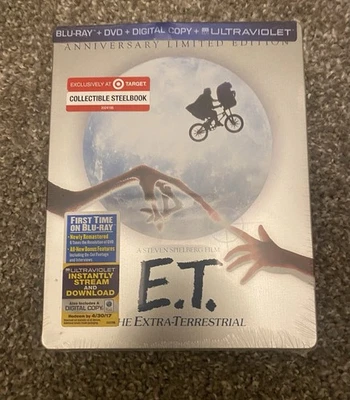 ET Extra-Terrestrial SteelBook Blu-ray DVD Digi [1982] Target Exclusive No Dents - Image 1 of 4