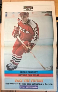 Sergei Federov Hockey News collectors vol 2 # 1 world pull out poster - Foto 1 di 5