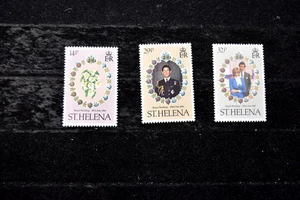ST HELENA 1981 ROYAL WEDDING S 353-355 MNH - Picture 1 of 4