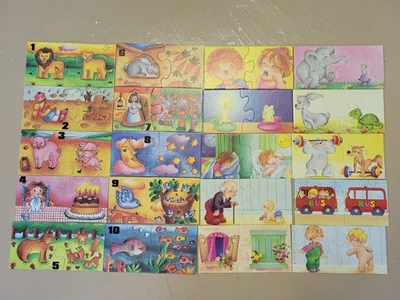20 Vintage Children’s Cardboard Puzzles For Young Toddlers - Image 1 of 4
