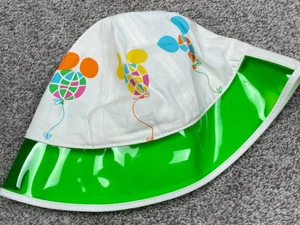 Walt Disney World Bucket Hat Green Visor Balloon Mickey Mouse Vacation Cap Cute - Picture 1 of 5