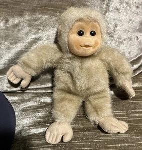 Hosung Little Monkey Lost Peluche Giocattolo Morbido Vintage 1997 Little Tan Brown 6" - Foto 1 di 9