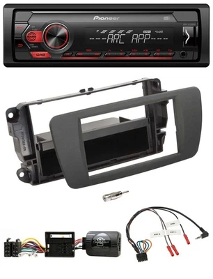 Pioneer DAB 1DIN MP3 Lenkrad USB Autoradio für Seat Ibiza tuam grey - Bild 1 von 4