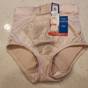 Neu mit Etikett Playtex 18 Stunden Kontrolle hohe Taille schlankmachender Slip Large cappuccino nude - Bild 1 von 5