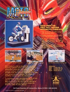 Atari Moto Frenzy 1992 volante de video alternativo - Imagen 1 de 1