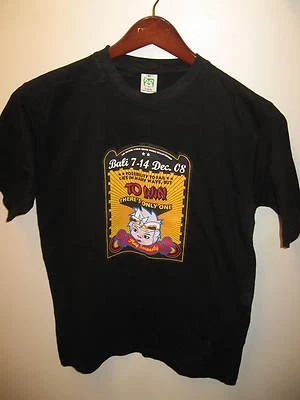 Camiseta Wushu Campeonato Mundial Junior de Artes Marciales Chinas 2008 Bali XL/Mediana Foto 1 de 4